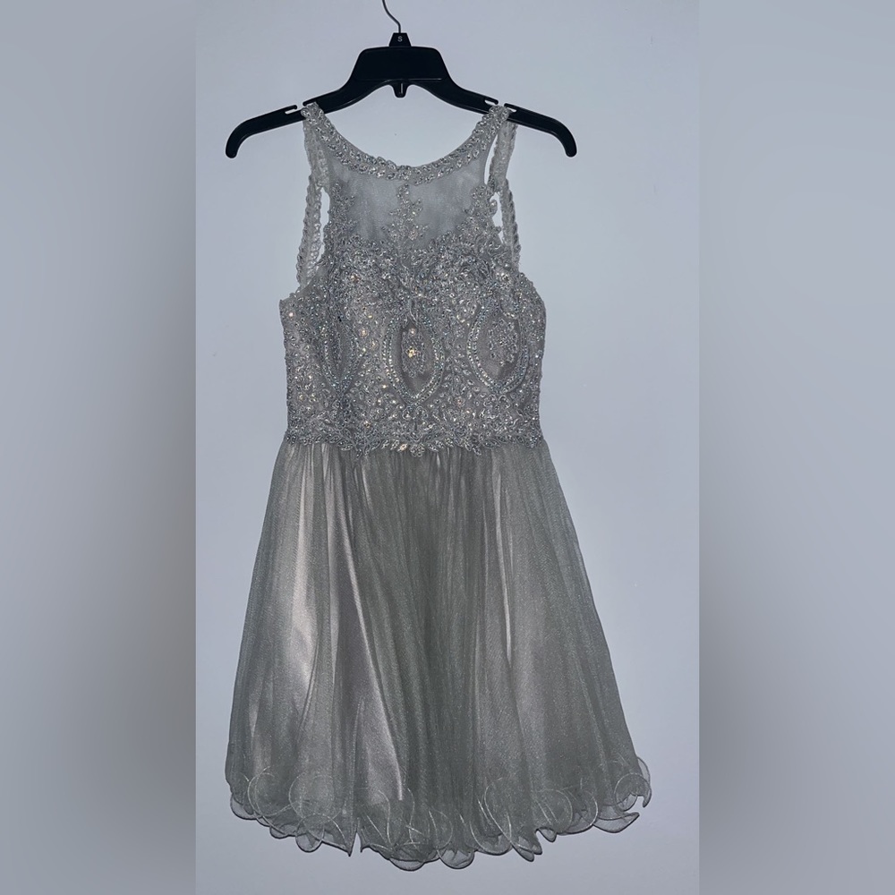 Silver Formal Dress